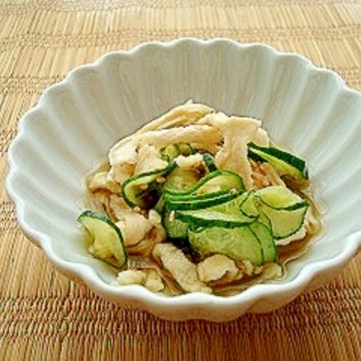 残った新しょうがの漬け汁で!切干し酢の物